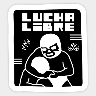 LUCHA LIBRE#121mono Sticker